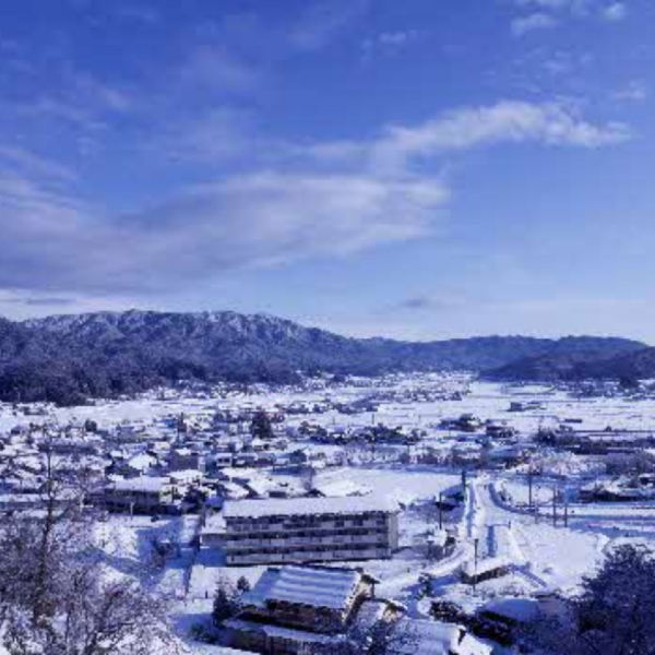 奥出雲町の雪景色の写真
